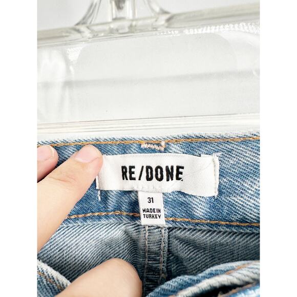 RE/DONE 70's Ultra High Rise Wide Leg Jean in 60's Fade Size 31 NEW - Picture 8 of 9